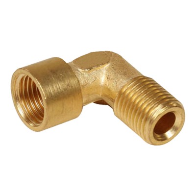 Brass Male Female Elbow Copper Ferrule Tube Fitting,Union Compression Coupling 1/4 5/16 3/8 Compression Elbow